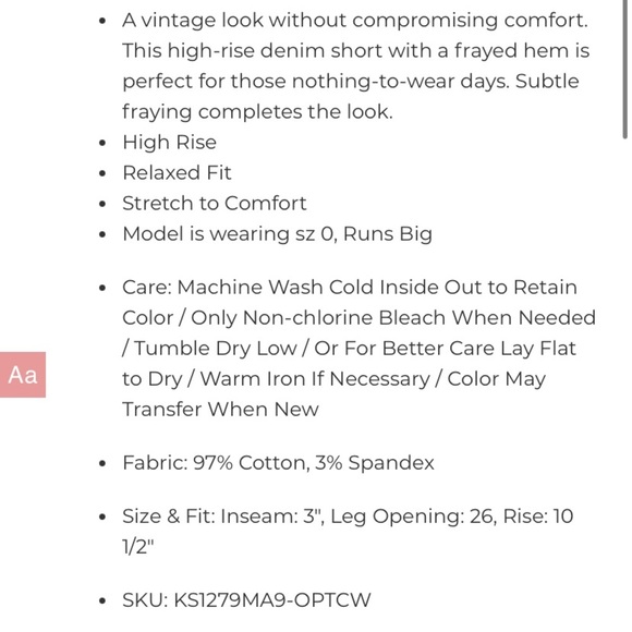 New KUT FROM THE KLOTH jane high rise short fray hem in optic white - Picture 3 of 5